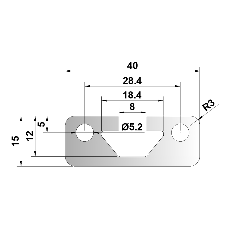 Single-slot Aluminum Profiles for Guide Rails - 图片 3