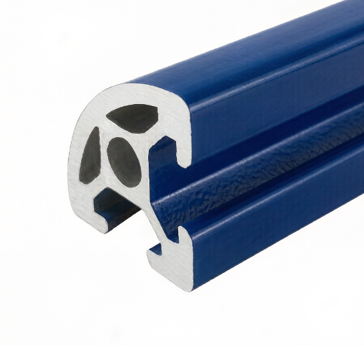 Blue Aluminum Profile Industrial square Tube Fence Equipment Frame
