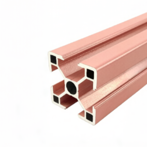 Pink Aluminum Profile Industrial square Tube Fence Equipment Frame