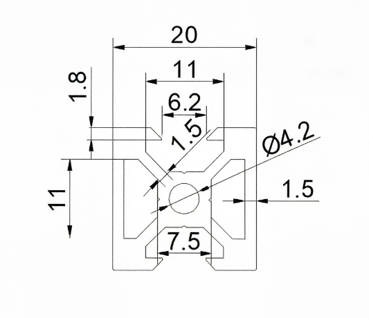 2020 Aluminum Profile Frame Aluminum Alloy - 图片 2